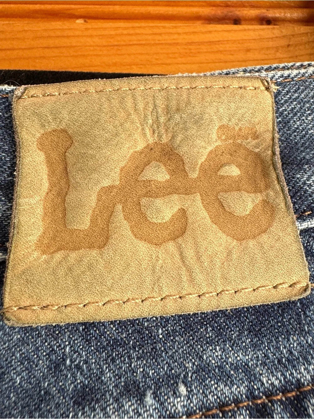 Vintage 90s Lee High Rise Denim Jorts Made USA Relaxed Shorts 16